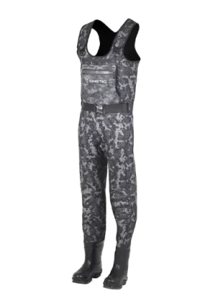 Super Prix Kinetic Neorush Bootfoot 42-43/7.5-8.5 Cleated Grey Camo