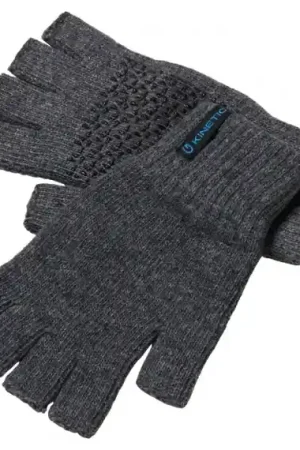 Prix Choc Kinetic Wool Glove Half Fingers Grey -S/M