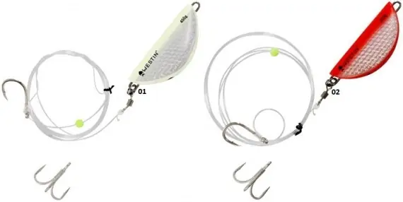 Meilleure Vente Westin Halibut Anti Twist Rig 350 g Orange Flash