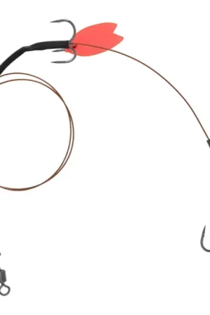 Achetez Aujourd'hui Mikado Steel Leader Twin Treble Deadbait Trace 1pc - No. 4