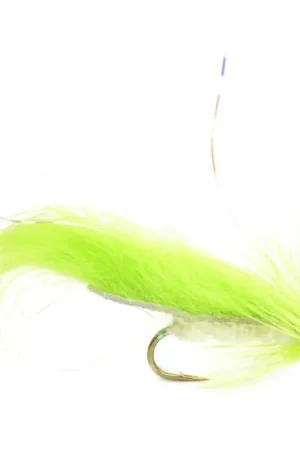 Zonker Chartreuse Streamer size 8 Nouvelle Collection