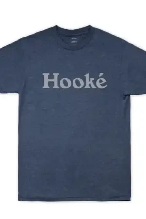 Hooke Original Tee Indigo Black Heather - S Retour Gratuit