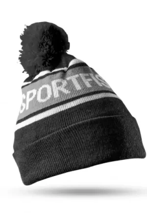 Söder Sportfiske Knitted Beanie Black/Grey Affaire À Saisir