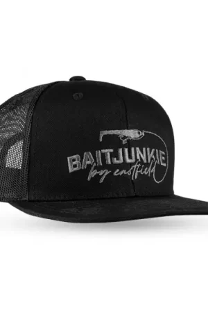 Eastfield Baitjunkie Flatbrim Mesh Cap Black Expédié Aujourd'hui
