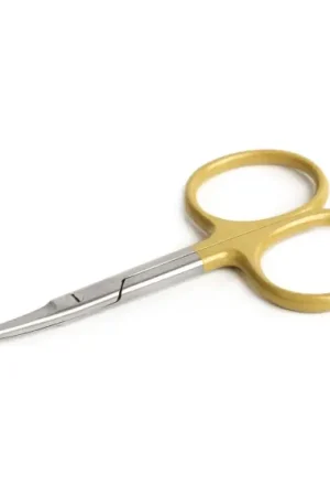 Commander Vite High Grade Scissor Curved 4'' Gold