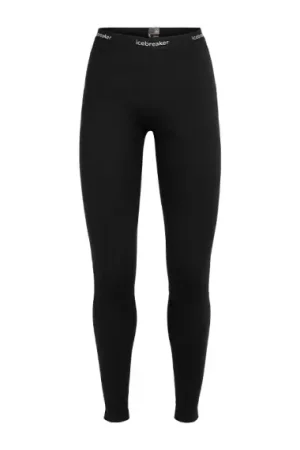 Icebreaker Womens 200 Oasis Leggings Black - M Offre Exclusive