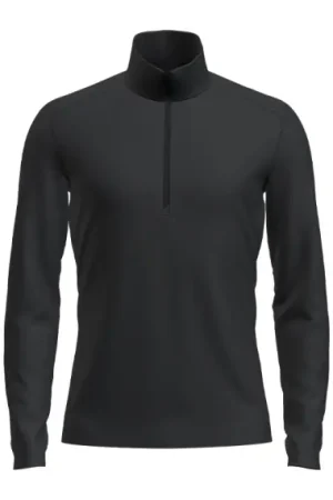Icebreaker Mens 260 Tech LS Half Zip Black - XL Usine Directe