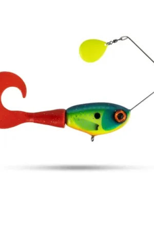 JW Lures Constant Spinnerbait 20cm, 70g - Pink Disco Tiger Quantité Limitée