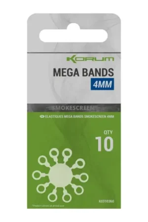 Korum Smokescreen Mega Bands - 6mm Dernière Chance