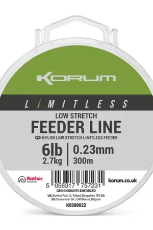 Korum Limitless Low Stretch Feeder Line 0,30mm Acheter En Ligne