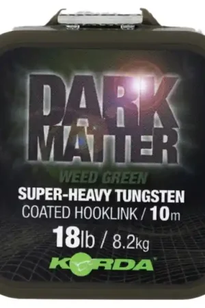 Korda Dark Matter Tungsten Coated Braid Green 25lb 10m Affaire À Saisir
