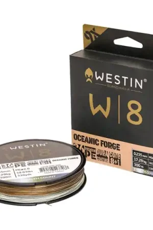 Authentique Westin W8 9-Braid Oceanic Forge 300m - 0.285mm, 25kg
