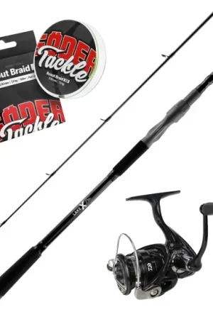 Soldes Lake X Pike Spinning 8'6'' Fast Action XH 70-150g & Daiwa Pitch Black