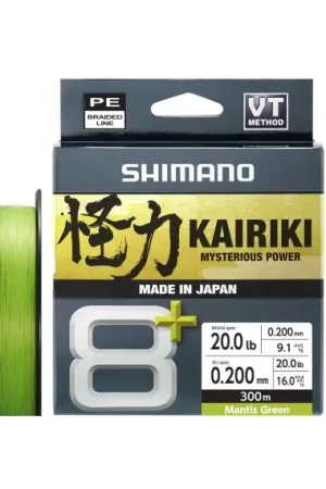 Satisfait Ou Remboursé Shimano Kairiki 8+ 300m Green - 0.315mm