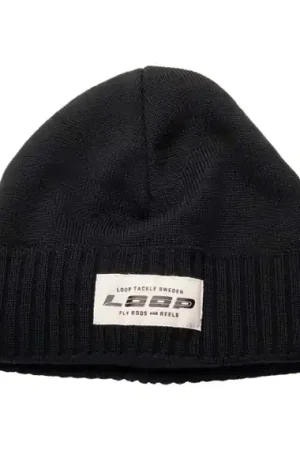 Loop Logo Beanie - Black Super Prix