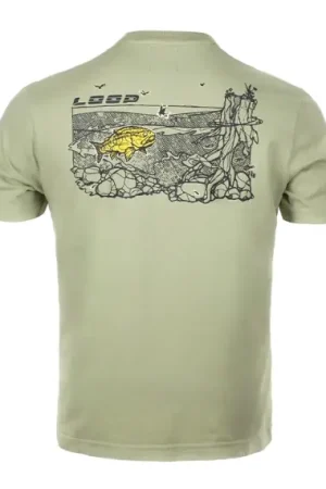 Loop M's Logo T-Shirt Trout Seagrass - L Top Vente