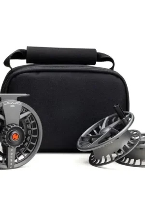 Lamson Liquid S Fly Reel 3-Pack Smoke - #8/10 Authentique