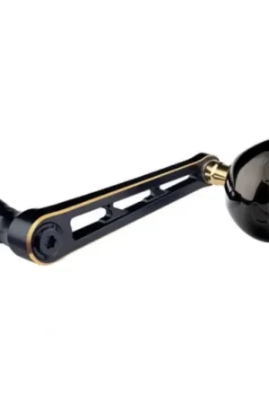 Bon Plan Gomexus 90mm Aluminium Power Handle with 45mm Titanium Knob - Black & Gold
