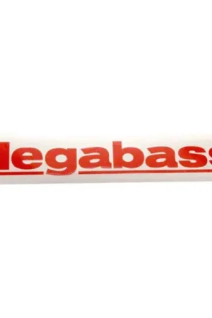 Megabass Sticker Megabass 40cm - White Jusqu'à Épuisement Des Stocks