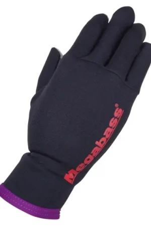 Megabass Ti Glove Black x Orange - M Prix Choc