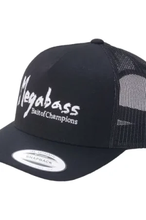 Megabass Cap Brush Trucker Black/White Affaire À Saisir