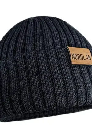 Affaire À Saisir Norolan Merino Wool Ice Fishing Beanie - Black One-Size