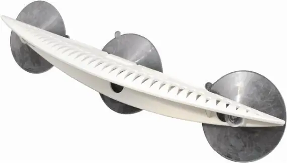 Hookrack with suction cups30 cm Soldes