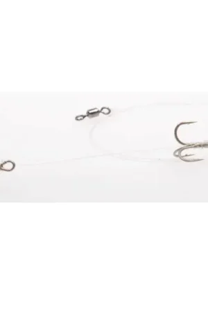 Wiggler Predator Leader Fluorcarbon w. gamakatsu Hook TR13 stl. 8 20lbs Offre Limitée
