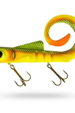 Nouvel Arrivage Musky Innovations Bull Dawg Magnum 12''/30,5cm, 226g - UV Reflex Yellow Perch