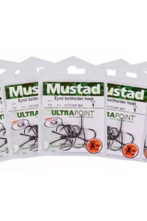 Petit Prix Mustad Eyed Baitholder Hook Pack x5
