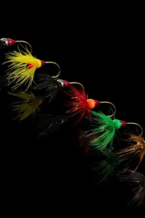 Norolan Nordborn Ice Fly Jig - Complete Color Set (6-pack) Prix Choc