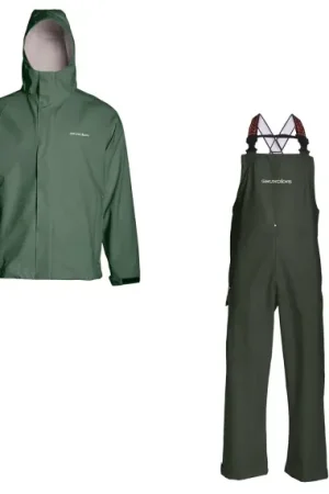 Bon Plan Grundéns Neptune Jacket & Bibs Green