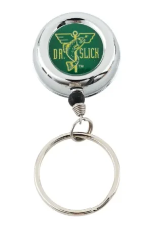 DR Slick Clip-On-Reel Silver Steel Cord O-Ring Populaire
