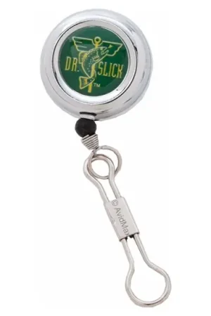 Dr Slick Clip On Reel Silver 8-Ring Affaire À Saisir