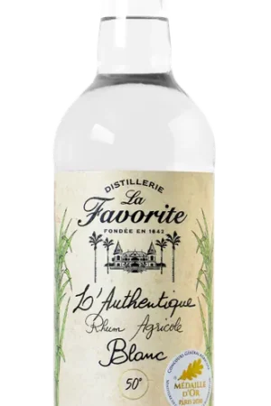 RHUM BLANC L'AUTHENTIQUE 50° 1L LA FAVORITE Promotion