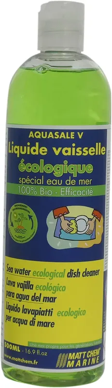 AQUASALE V - Liquide vaisselle spécial eau de mer - 250 ml Achat Immédiat