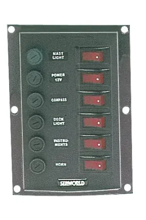 Tableau électrique vertical 6 interrupteurs Vente Directe