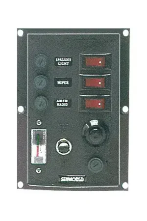 Vente Directe Tableau électrique vertical 3 interrupteurs + avertisseur