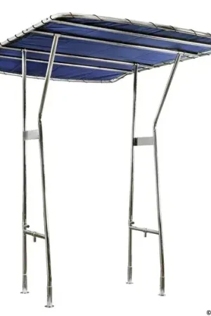 T-Top inox avec 4 porte-cannes à pêche Quantité Limitée