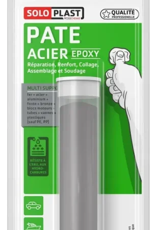 Bon Plan Pate epoxy Acier - 56GR - dessous et dessus la ligne de flottaison