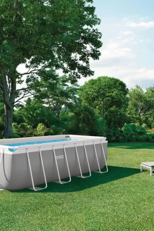 Commande En Gros Piscine hors sol Prism Frame 4.00 x 2.00 x 1.22 m intex