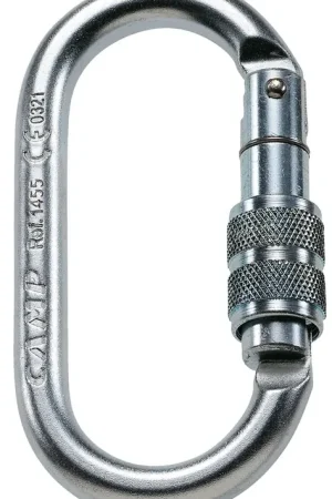 Réduction Mousqueton Oval acier vis Keylock - CAMP