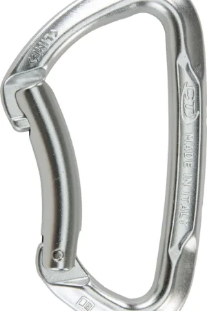 Authentique Mousqueton Lime B coudé - Climbing Technology
