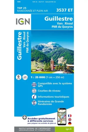 Top Vente Carte Top 25 - 3537ET Guillestre