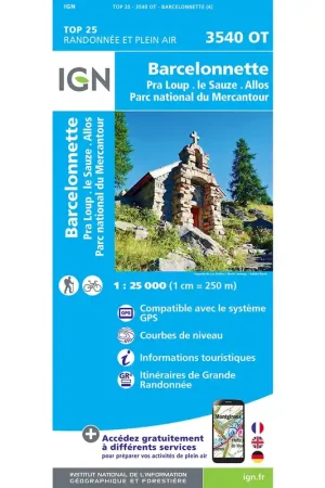 Carte Top 25 - 3540OT Barcelonnette Commander Maintenant