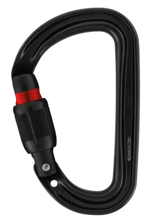 Mousqueton Sm'D Screw-Lock noir - PETZL Prix Bas