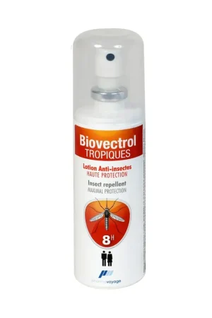 Biovectrol TROPIQUES 75 ml - Spray lotion - PHARMA VOYAGE Satisfait Ou Remboursé