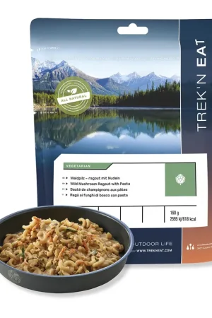 Sauté de champignons et soja aux pâtes - TREK'N EAT Marque