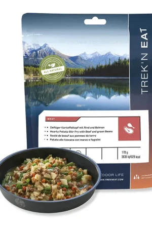 Sauté de boeuf aux pommes de terre et aux haricots verts - TREK'N EAT Authentique