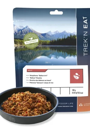 Risotto des Balkans au boeuf - TREK'N EAT Commande En Gros